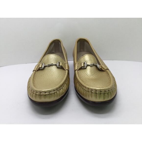 SAS Metro Loafer Gold 7N Womens Comfort Shoes New - Picture 3 of 10